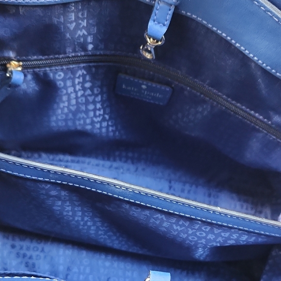 Kate Spade Blue Satchel Bag - Picture 4 of 10